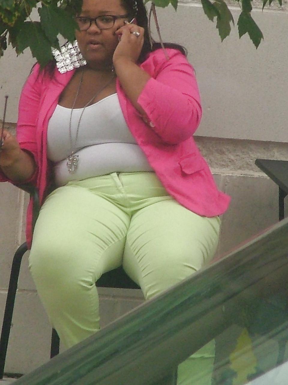 6P Candid Black BBW Huge Tits