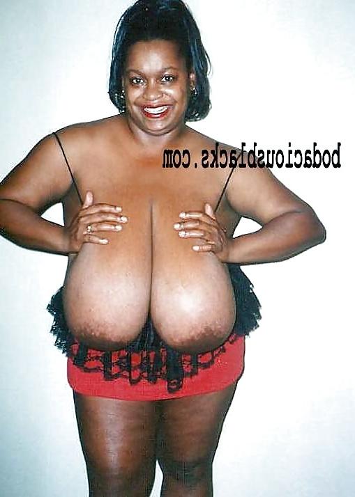 25P Ebony black monster tits