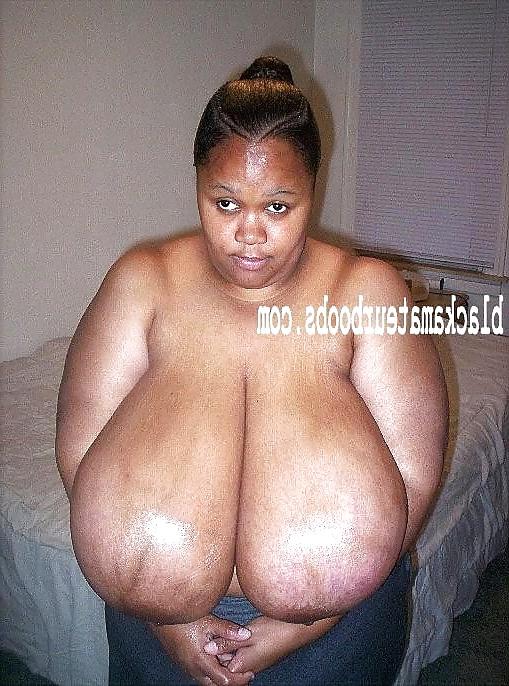 25P Ebony black monster tits