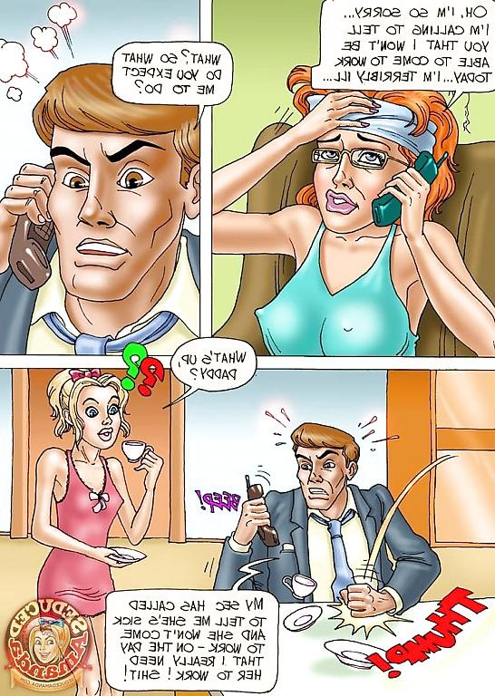 15P Seduced Amanda - Being Dad's Secretary