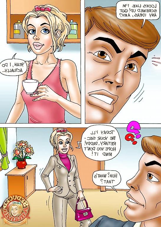 15P Seduced Amanda - Being Dad's Secretary