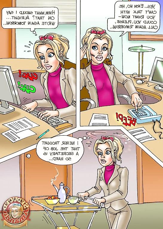 15P Seduced Amanda - Being Dad's Secretary