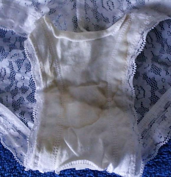25P Getragene Slip, eingesaute Zwickel