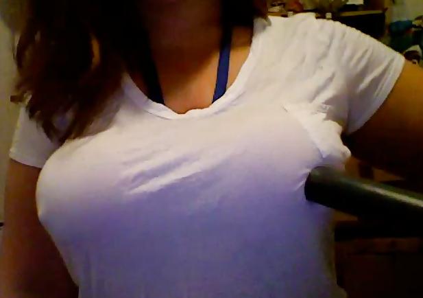 11P So for a dare, I used the vacuum cleaner on my tits...