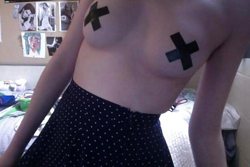 10P Fille gothique sexy  sm