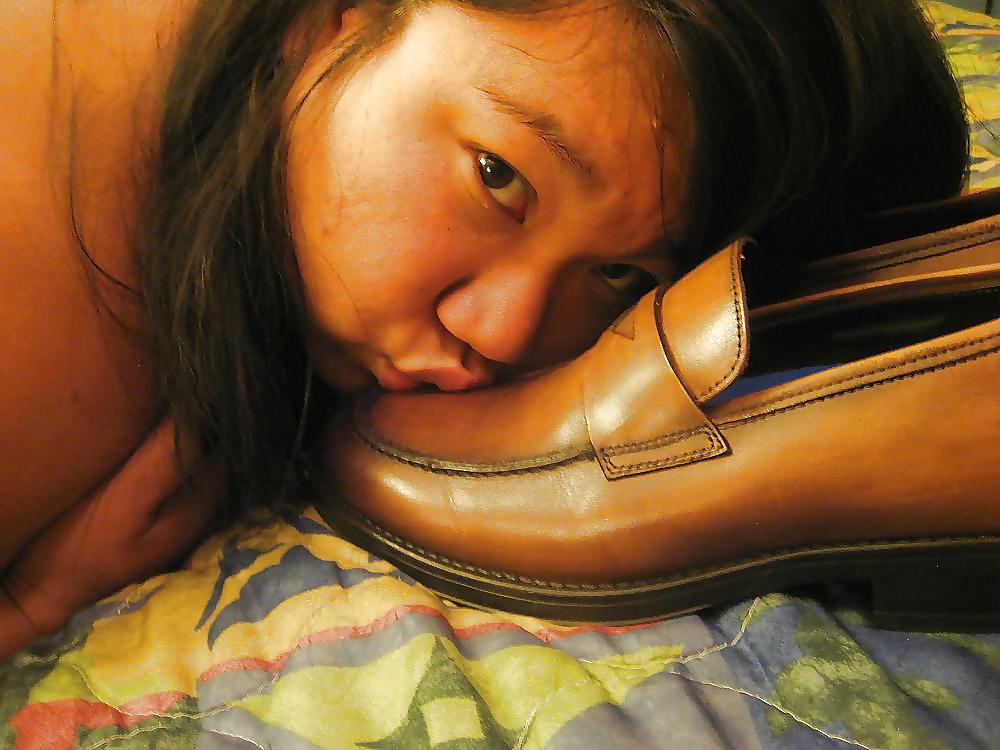 24P Chubby asian slave lost memory card