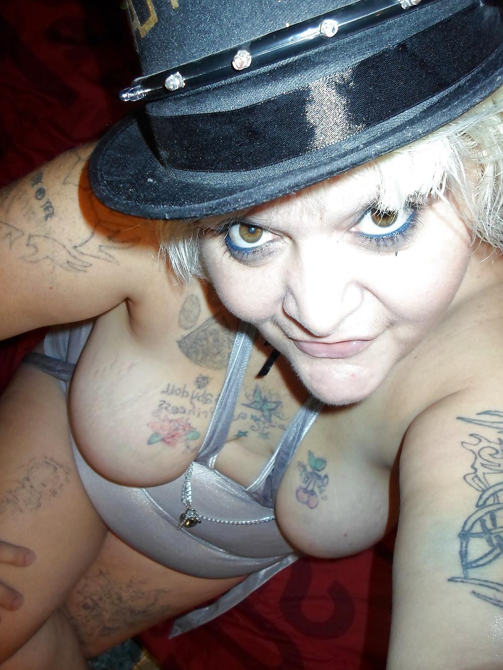 25P Granny with her  naughty newyears tits n pussy