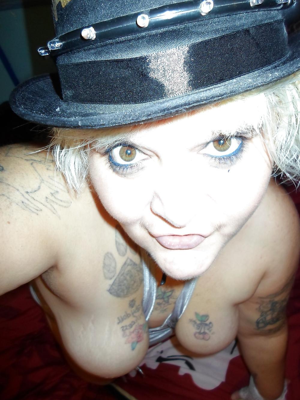 25P Granny with her  naughty newyears tits n pussy