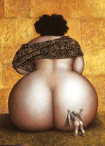 22P Mature bbw with big ass! Drawings!