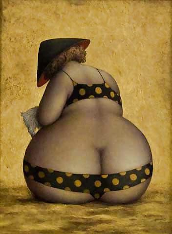 22P Mature bbw with big ass! Drawings!
