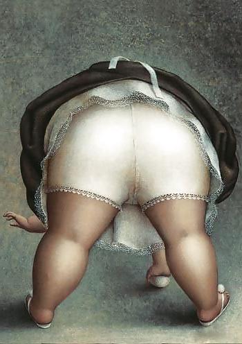 22P Mature bbw with big ass! Drawings!