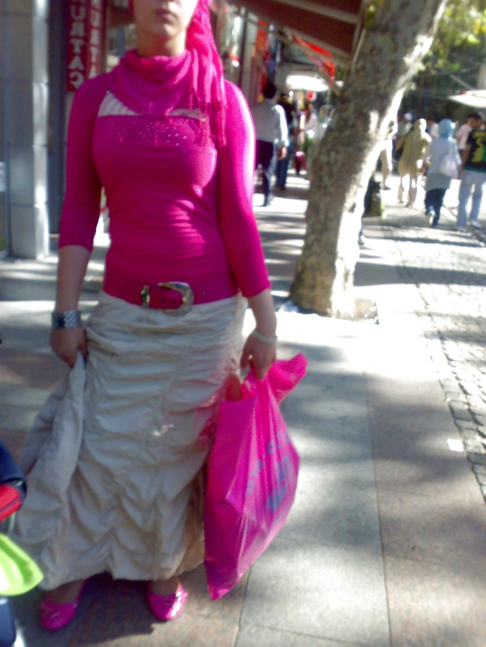 4P Turkish Candid Hijabis
