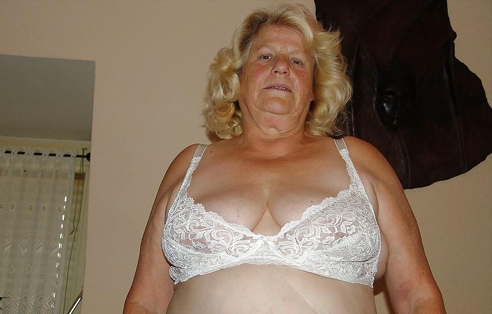 22P Blonde BBW granny