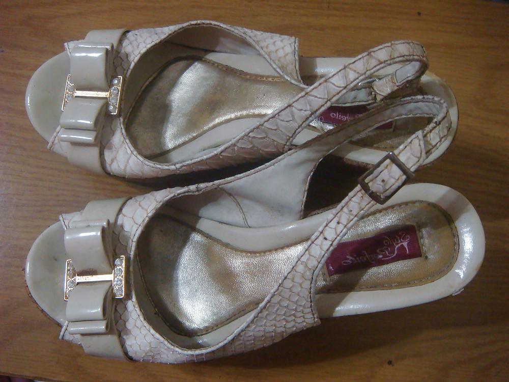 25P Sandalia croco branca anabela de cortica Syilo Perfeito