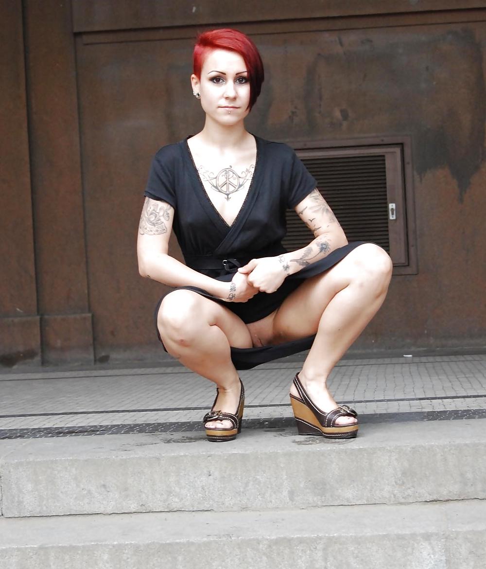 25P Lulu Public Nude in Prag