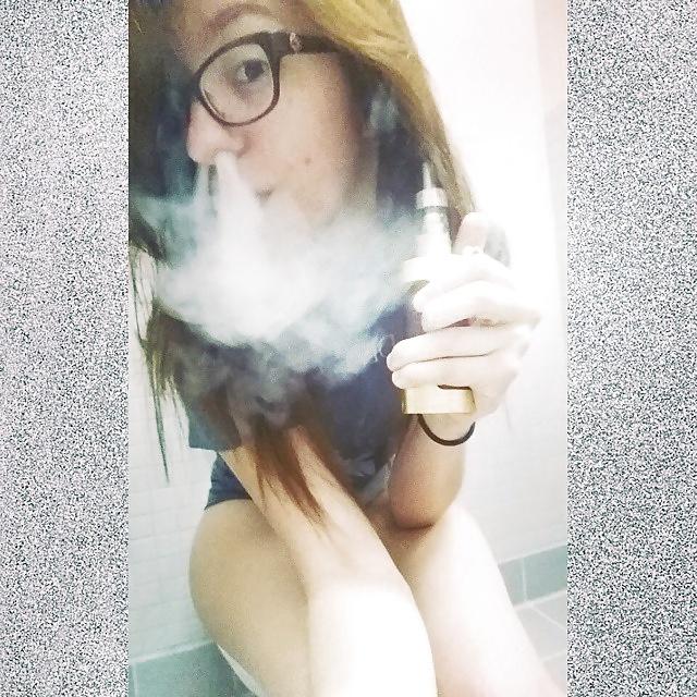 25P Nerdy smoking on the toilet