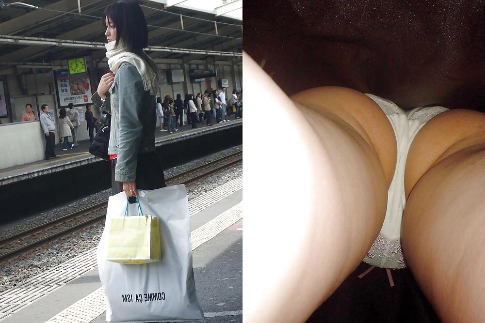 12P Upskirt - asian women - japanese voyeur panties 