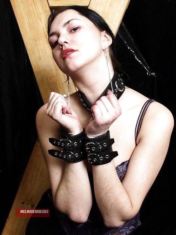 10P Gothic girl in restraints