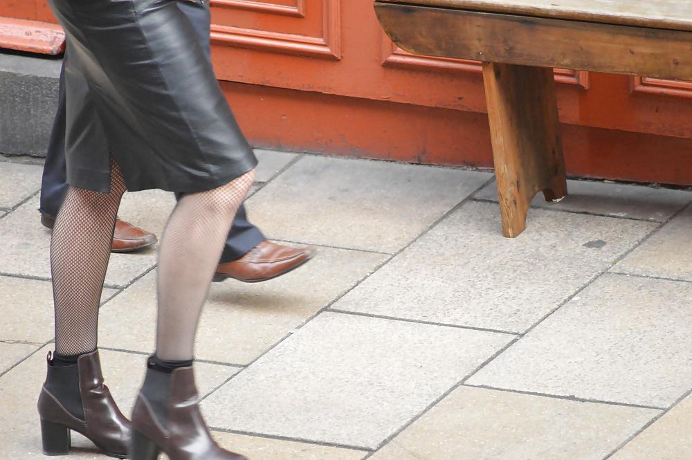 6P British Leather Skirt