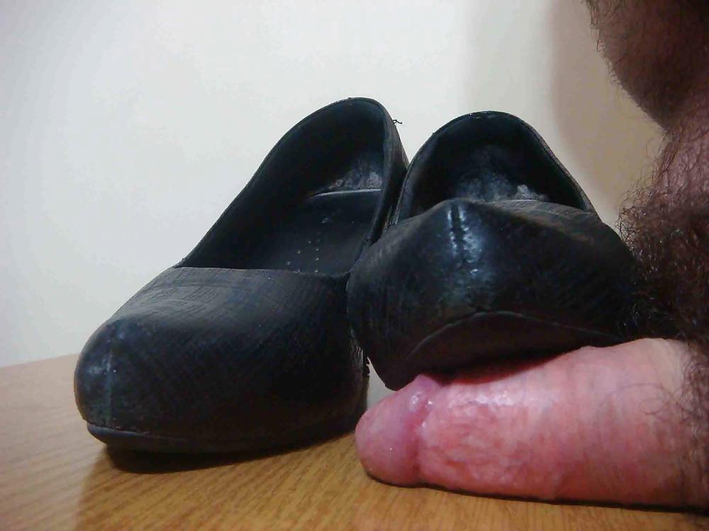 25P Scarpin salto alto preto Usaflex.
