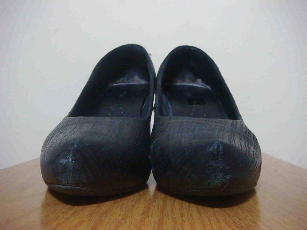 25P Scarpin salto alto preto Usaflex.
