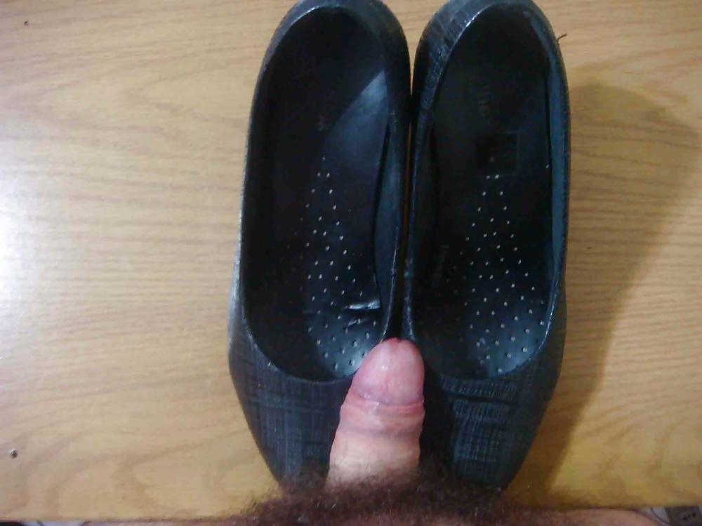 25P Scarpin salto alto preto Usaflex.