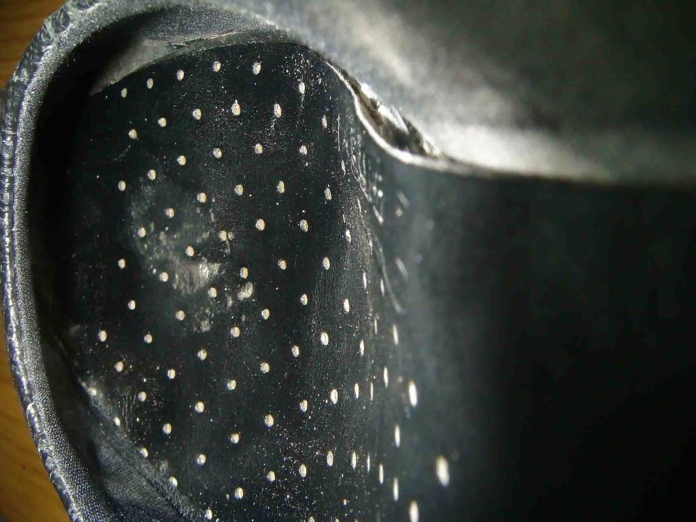 25P Scarpin salto alto preto Usaflex.