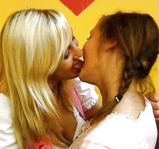 24P Dirndl sluts kissing