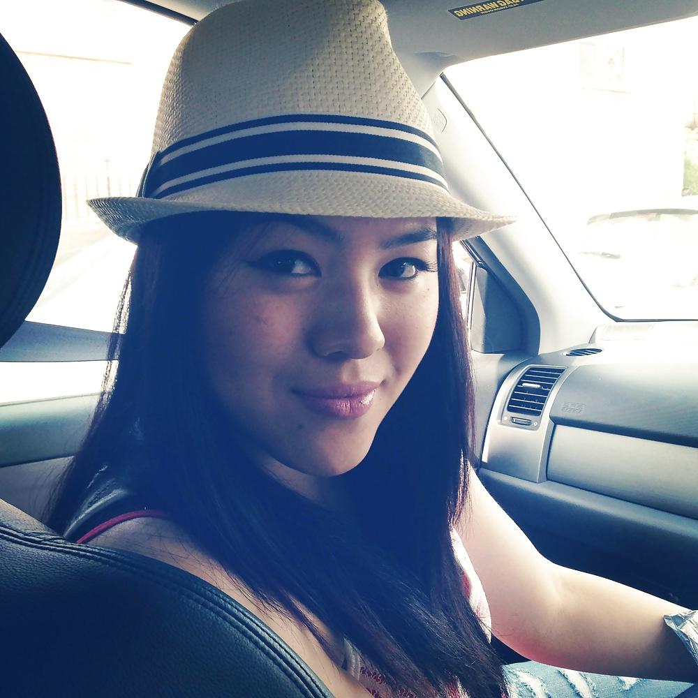 25P Asian girl blowjob and gets plowed by her boyfriend