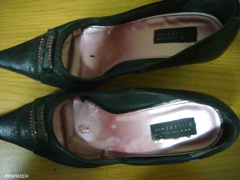 25P Scarpin preto e rosa Vizzano Ana Hickmann