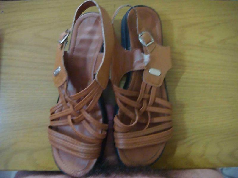 25P Sandalia baixa marrom Verao