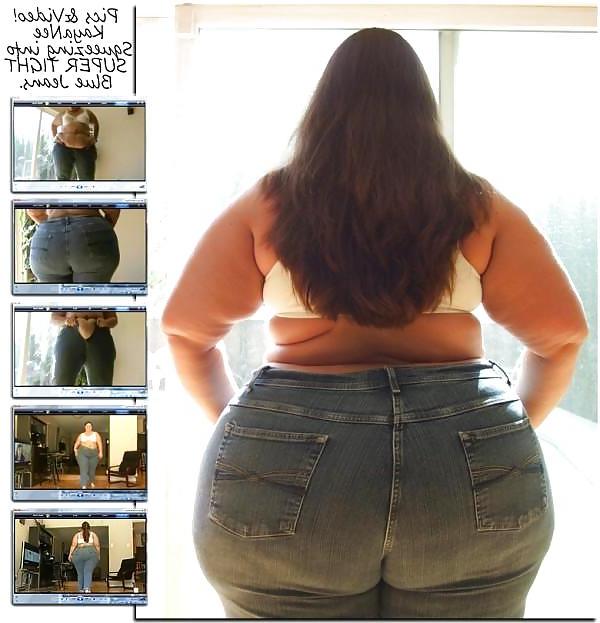 22P Sexy white bbw with a huge ass
