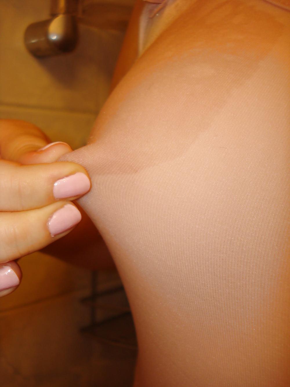 13P wet T-shirt in a shower