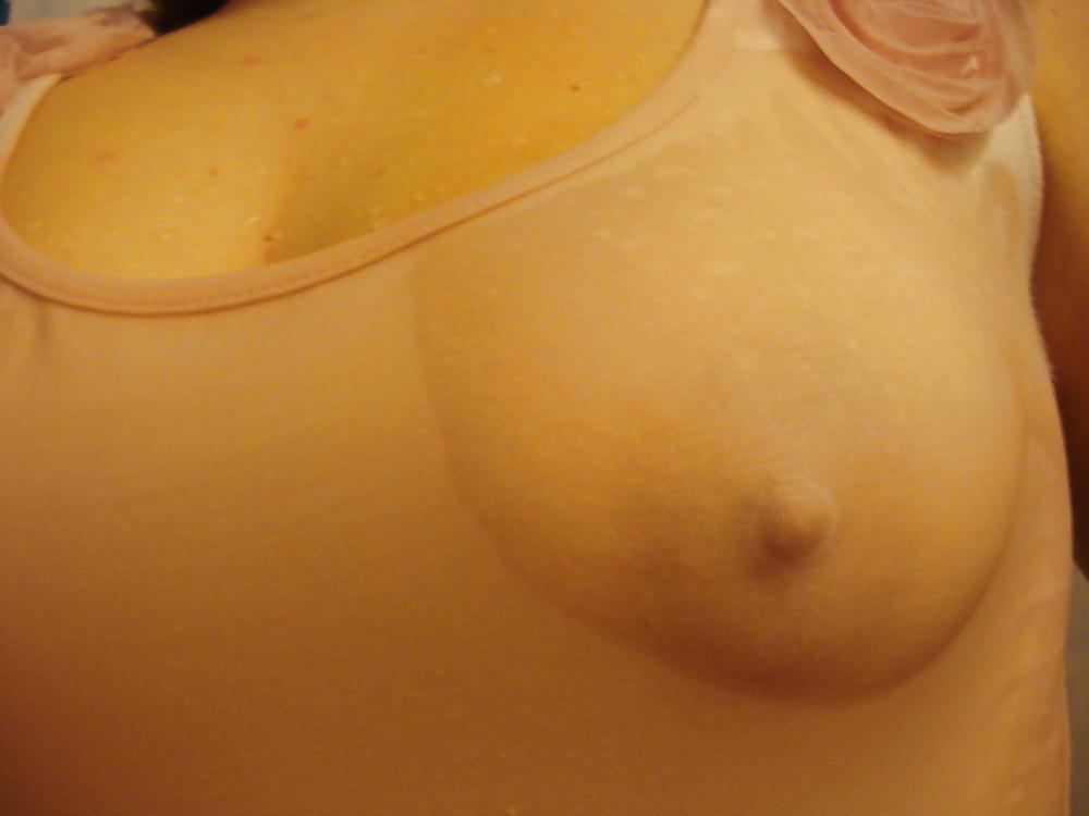 13P wet T-shirt in a shower