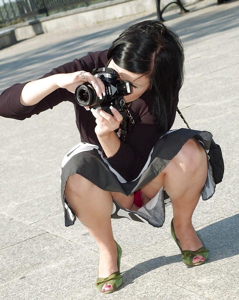25P Classy candid upskirts