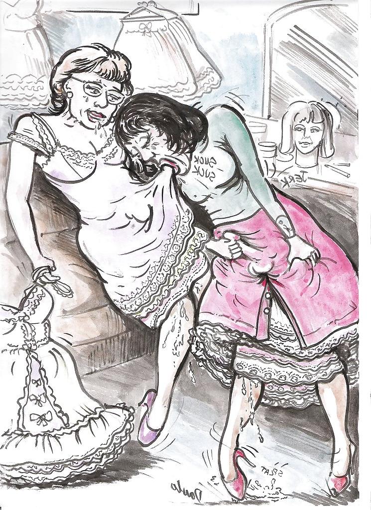 7P Slip Sex Drawings