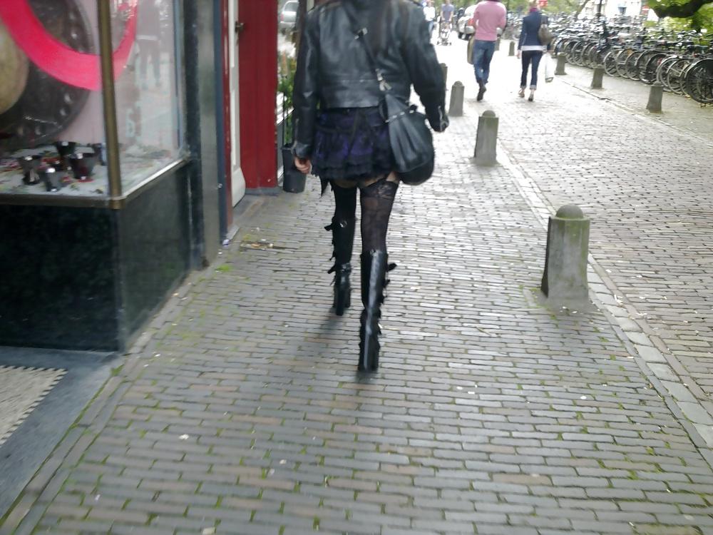 4P Utrecht juli 2011 streetview gothic girl