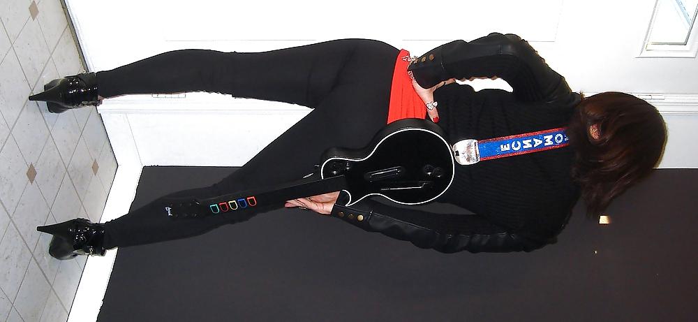 24P Black Riding Pants