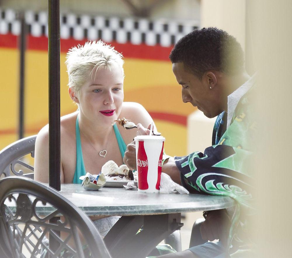 25P Helen Flanagan bikini HQ (ass shot and hint of nip slip)