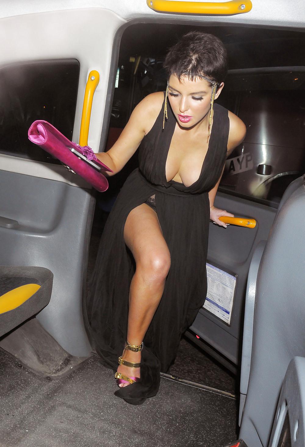 25P Helen Flanagan at the Playboy club big cleavage 
