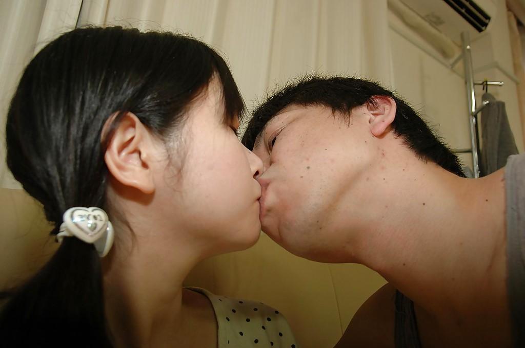 16P Asian teen in knee socks gets her shaved pussy licked and cocked up