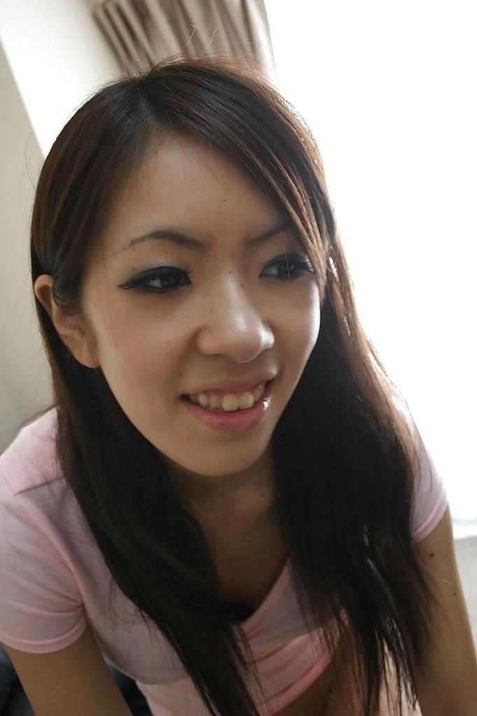 16P Asian teen Harumi Matsuda undressing and exposing her honey pot