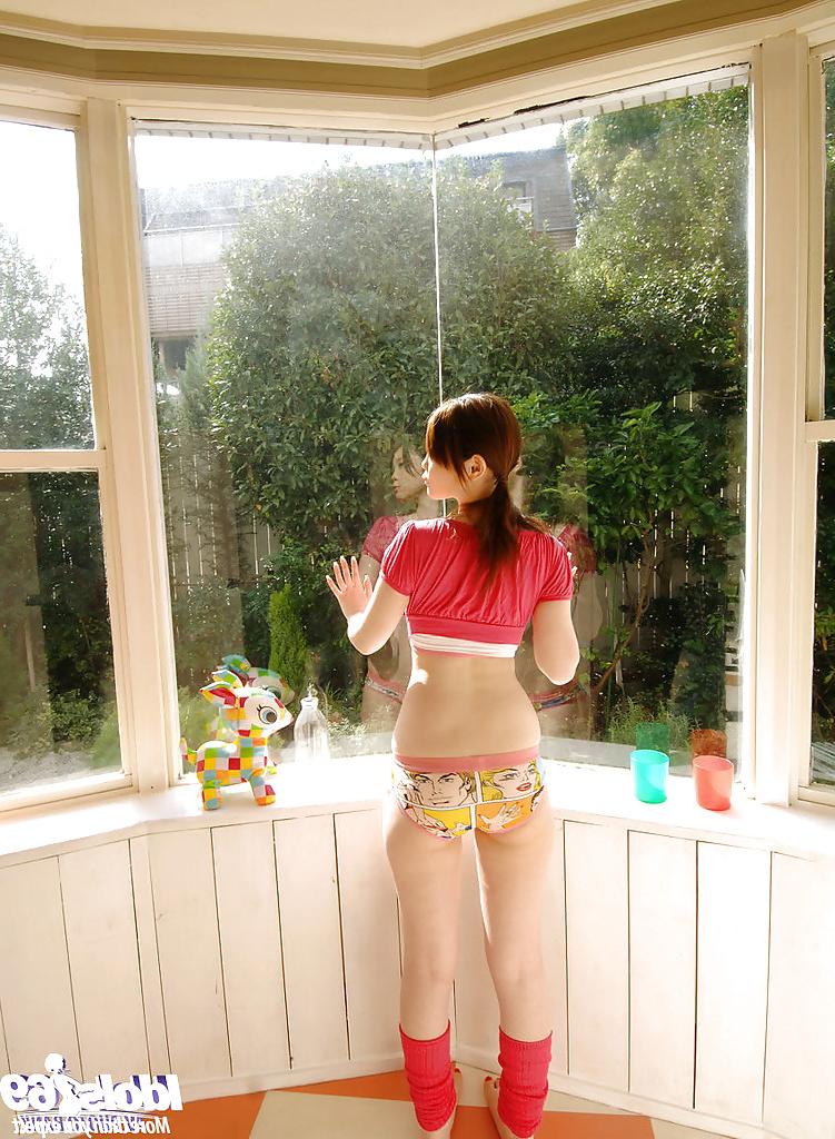14P Nasty asian babe Nami Ogawa playing with her massive knockers