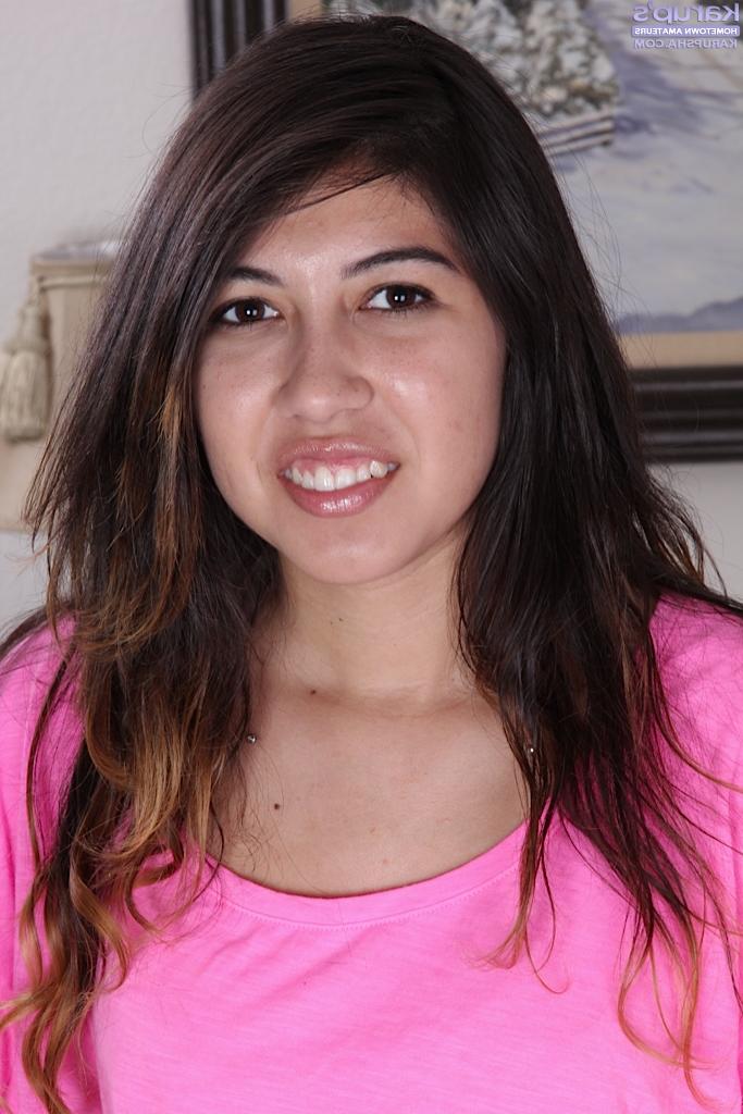 16P Brunette latina amateur Lucy is masturbating that awesome pussy