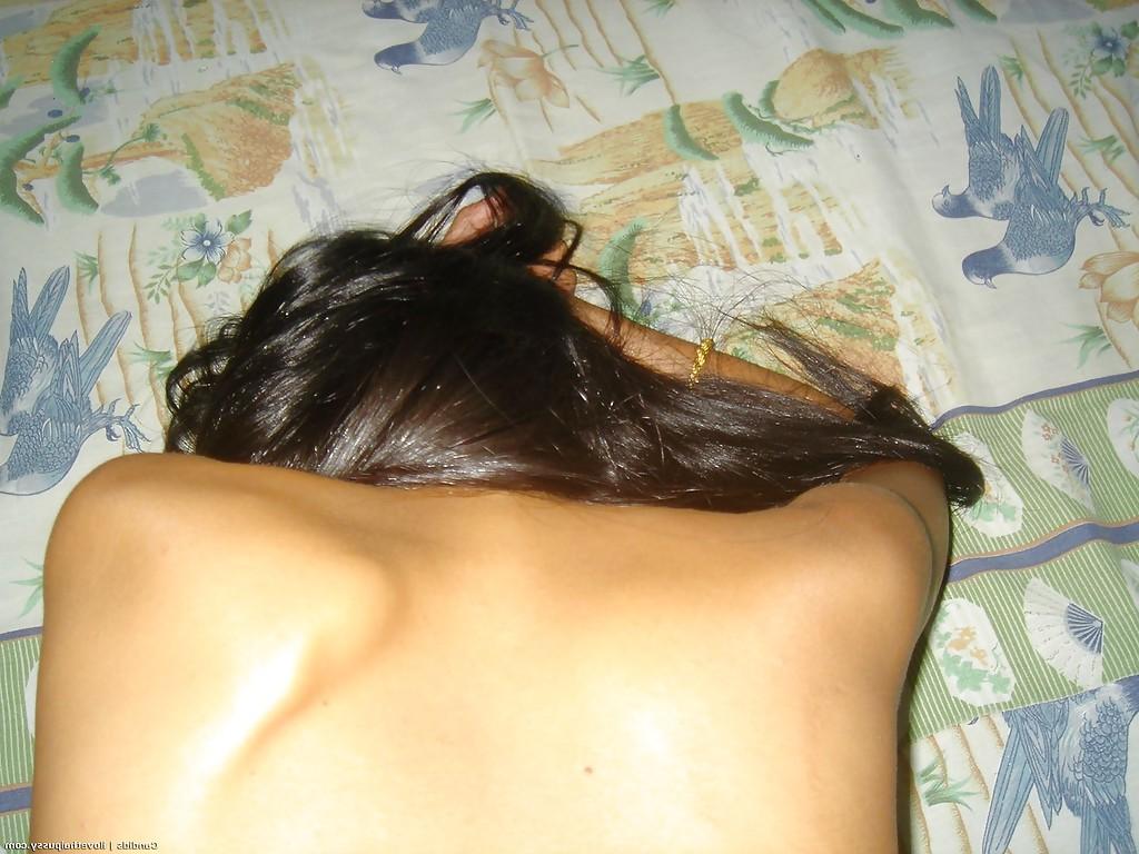 16P Horny asian mature woman with small tits gets fucked by a white guy