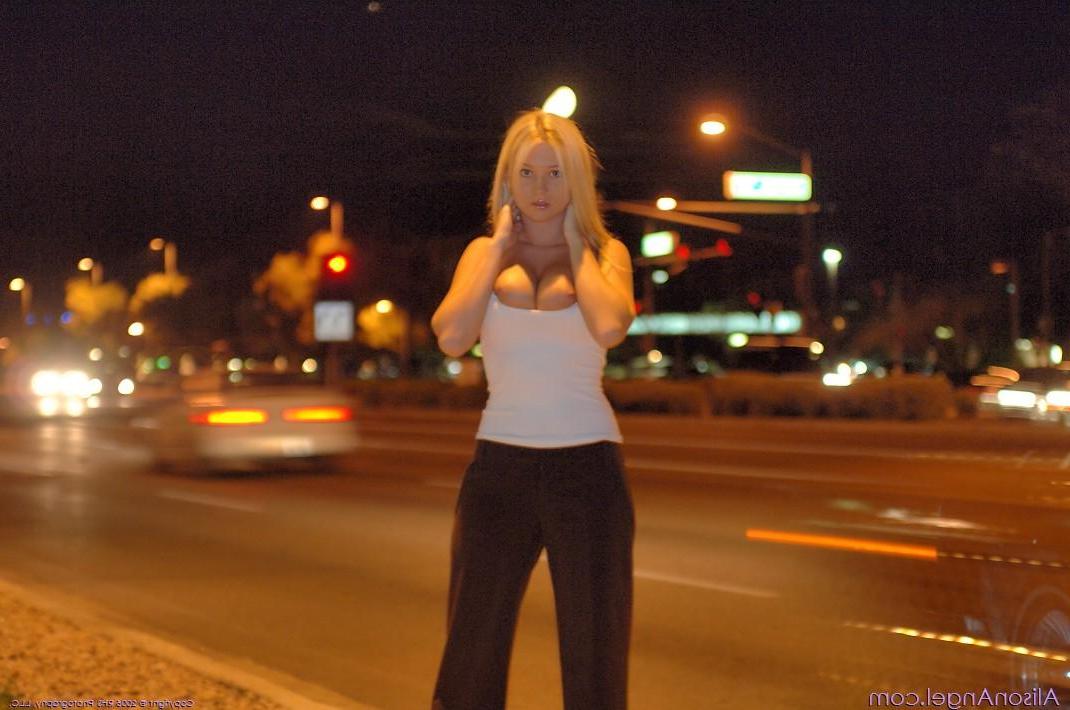 20P Pictures of Alison Angel being naughty in public