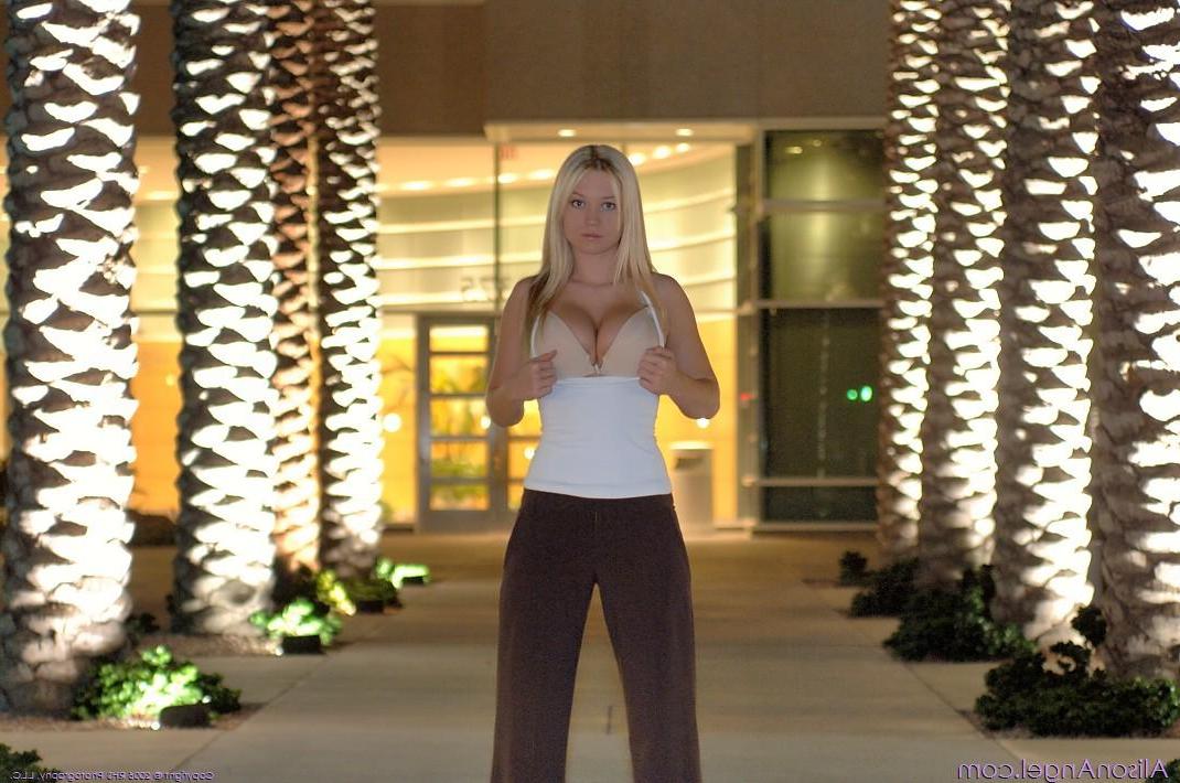 20P Pictures of Alison Angel being naughty in public