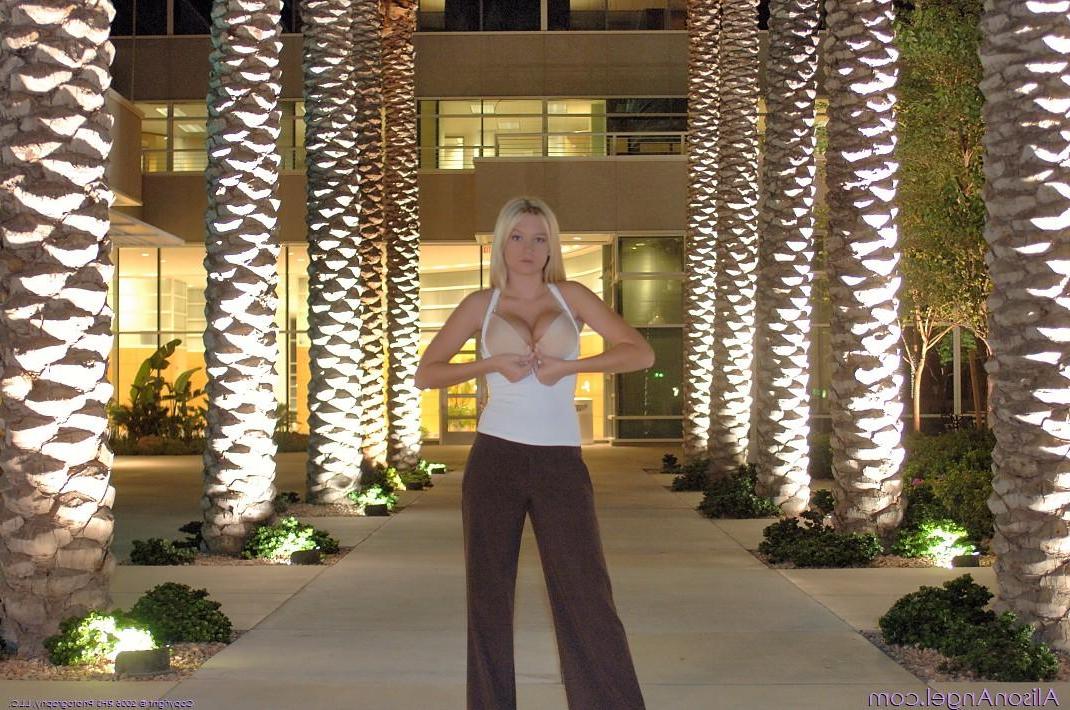 20P Pictures of Alison Angel being naughty in public