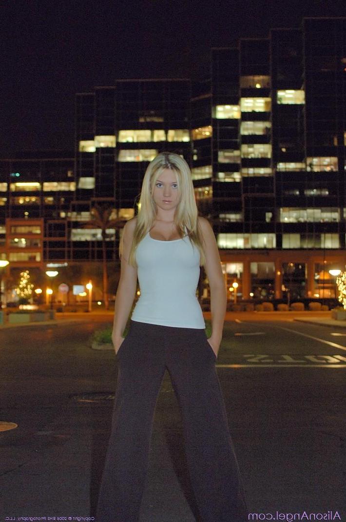 20P Pictures of teen Alison Angel flashing in public