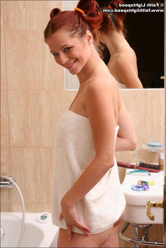 15P Faith takes a steamy hot shower